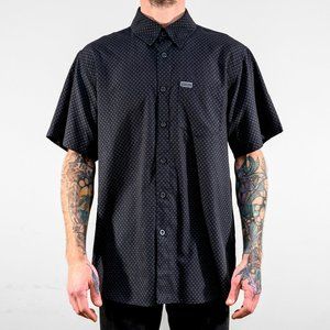 Dixxon Men's Short Sleeve Button Down Shirt